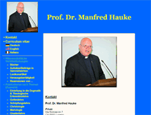 Tablet Screenshot of manfred-hauke.de